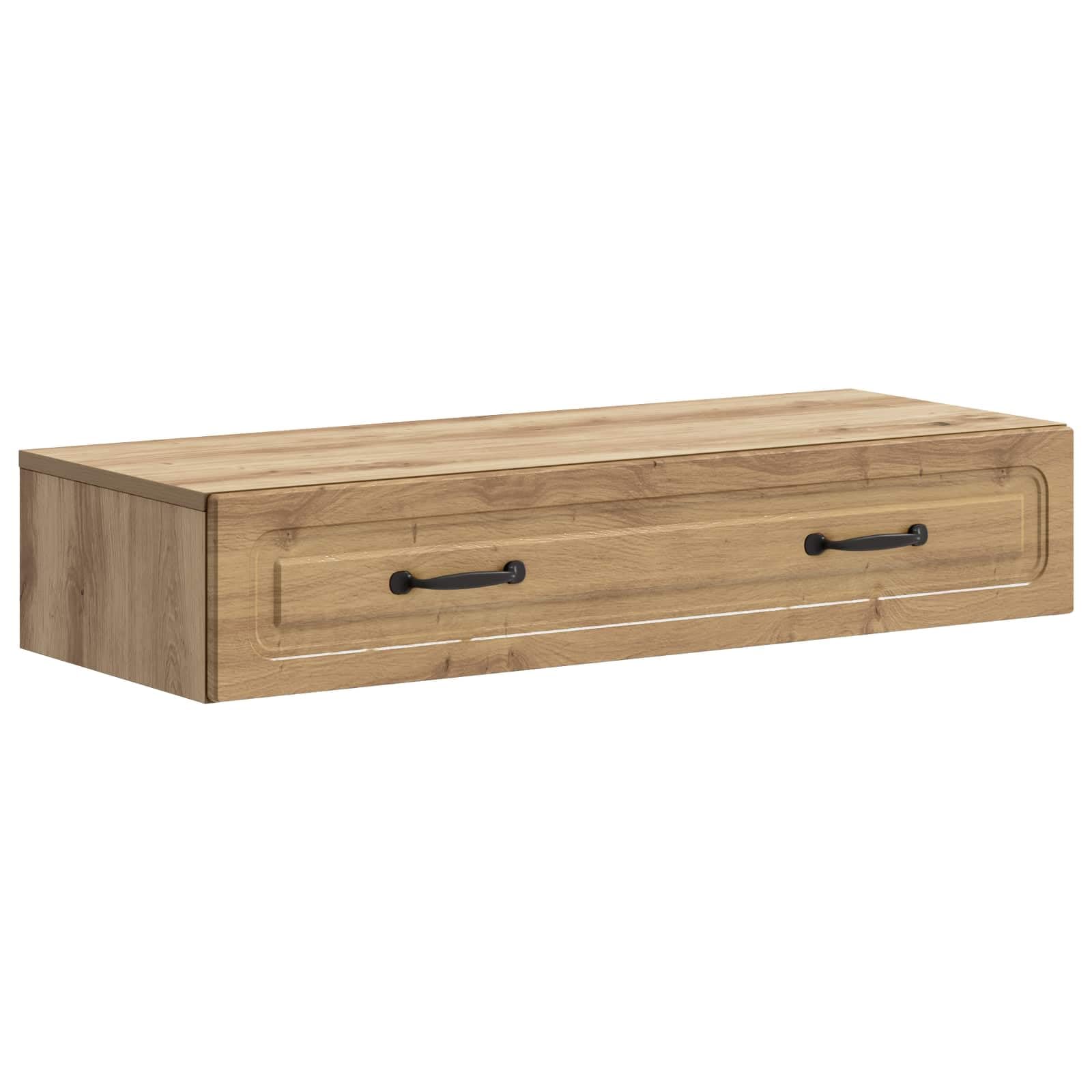Hothingwell Meble ścienne z drewna konstrukcyjnego z regulowanymi półkami i zamykanymi drzwiami, uniwersalne przechowywanie do salonu lub biura, minimalistyczny design, wymiary 87,5 x 34,5 x 17 cm