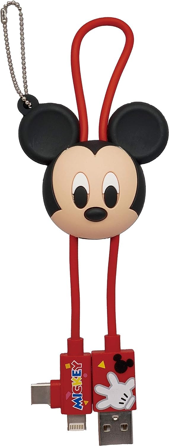 Disney Mickey 3D Foam USB Cable Bag Clip