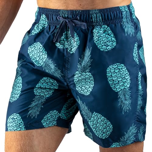 Image of Kanu Surf Men's Big Viper Extended Size Stripe Swim Trunk