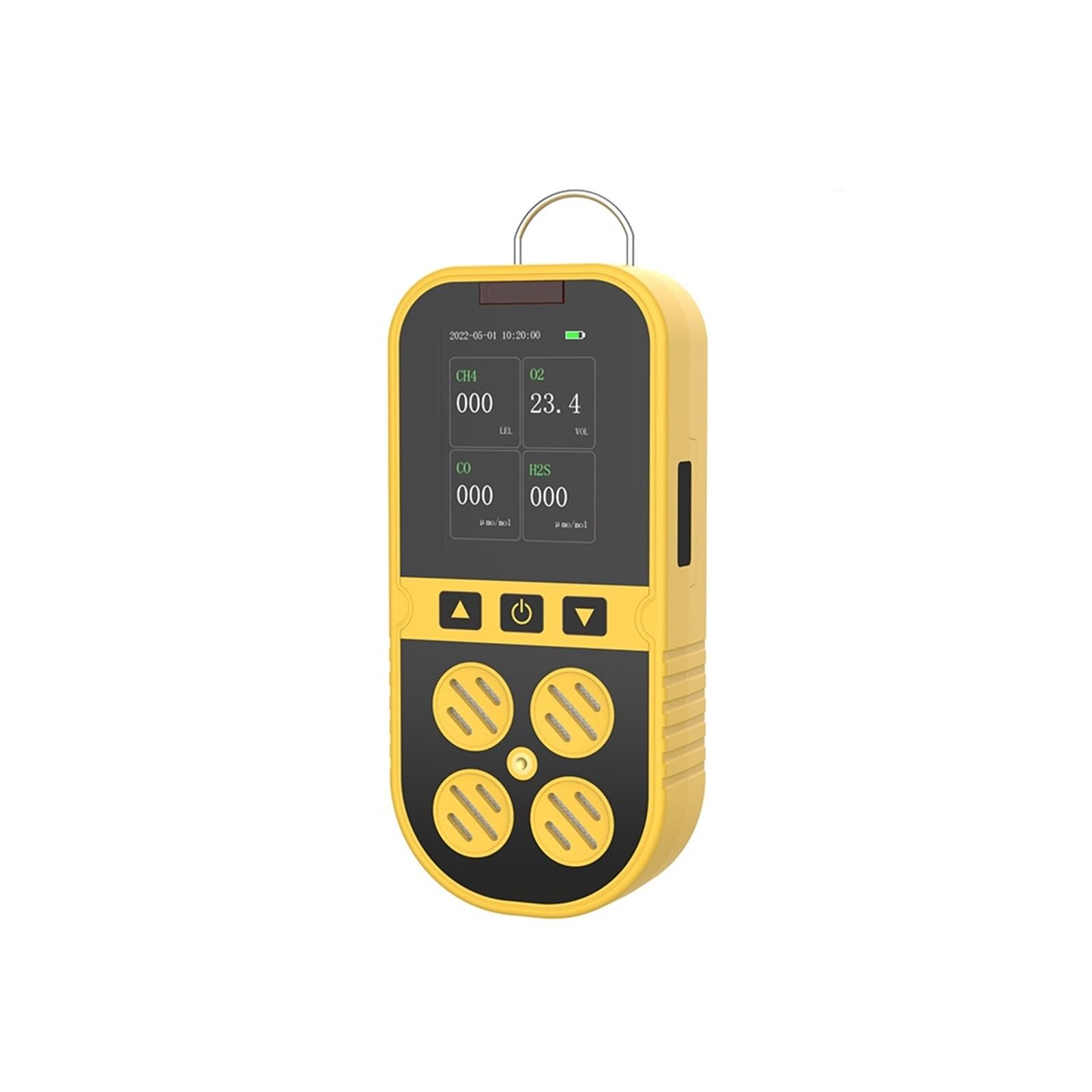 Analizador de Combustión, Detector de gases portátil 4 en 1 for detección de fugas de gases H2S/O2/CO/Ex