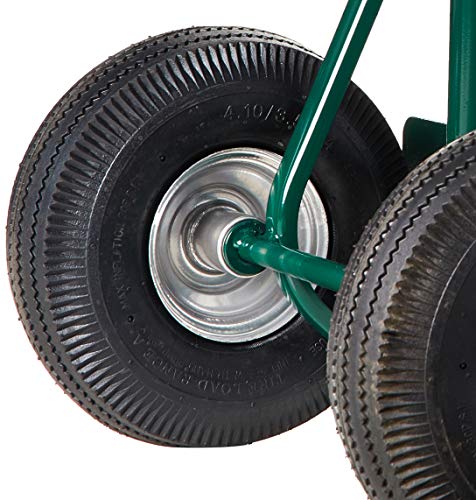 Hand Truck Dual Purpose 2 Wheel Dolly Cart And 4 Wheel Push Cart With