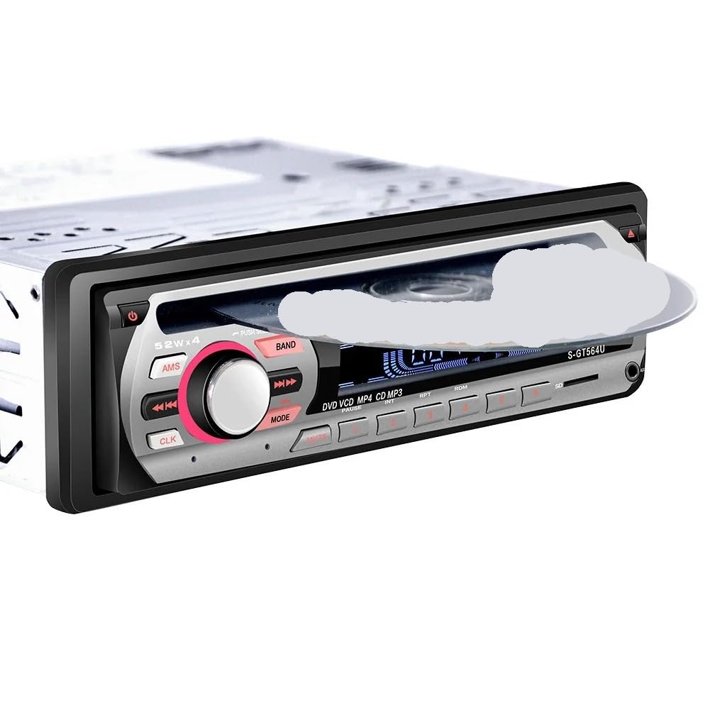 Tragbarer DVD-Player, 12V Auto-CD-Player DVD VCD Auto-Stereo-MP3-Player Optischer Plattenspieler