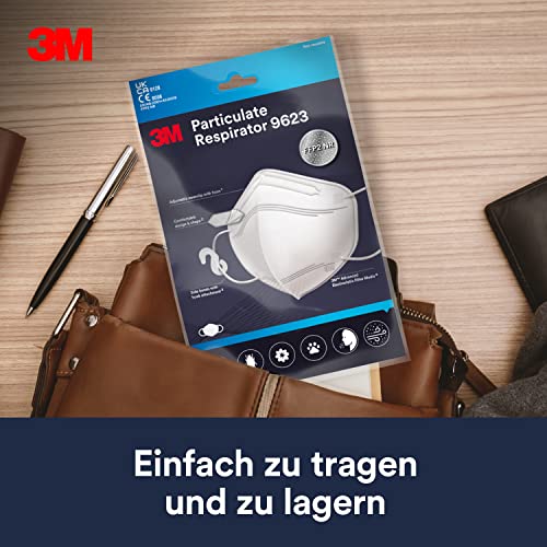 3M Partikelmaske 9623 FFP2 NR mit Komfortablem Design