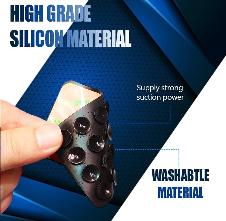 Miniatura 6 de Sillicon - Soporte adhesivo para teléfono con ventosa, accesorio para teléfono para iPhone y Android, manos libres, espejo de ducha, soporte para