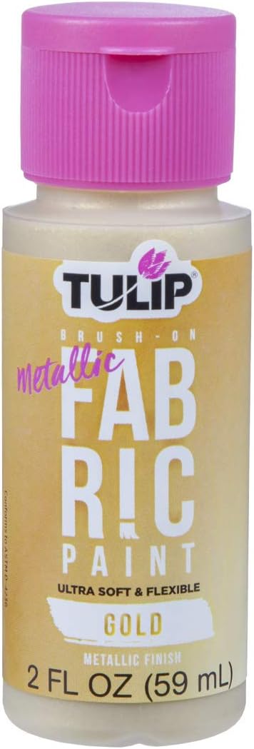 TULIP Paint Peggable 39918 Sfpt Opstk Soft Metallic Gold 2Oz, One Size, As Detailed