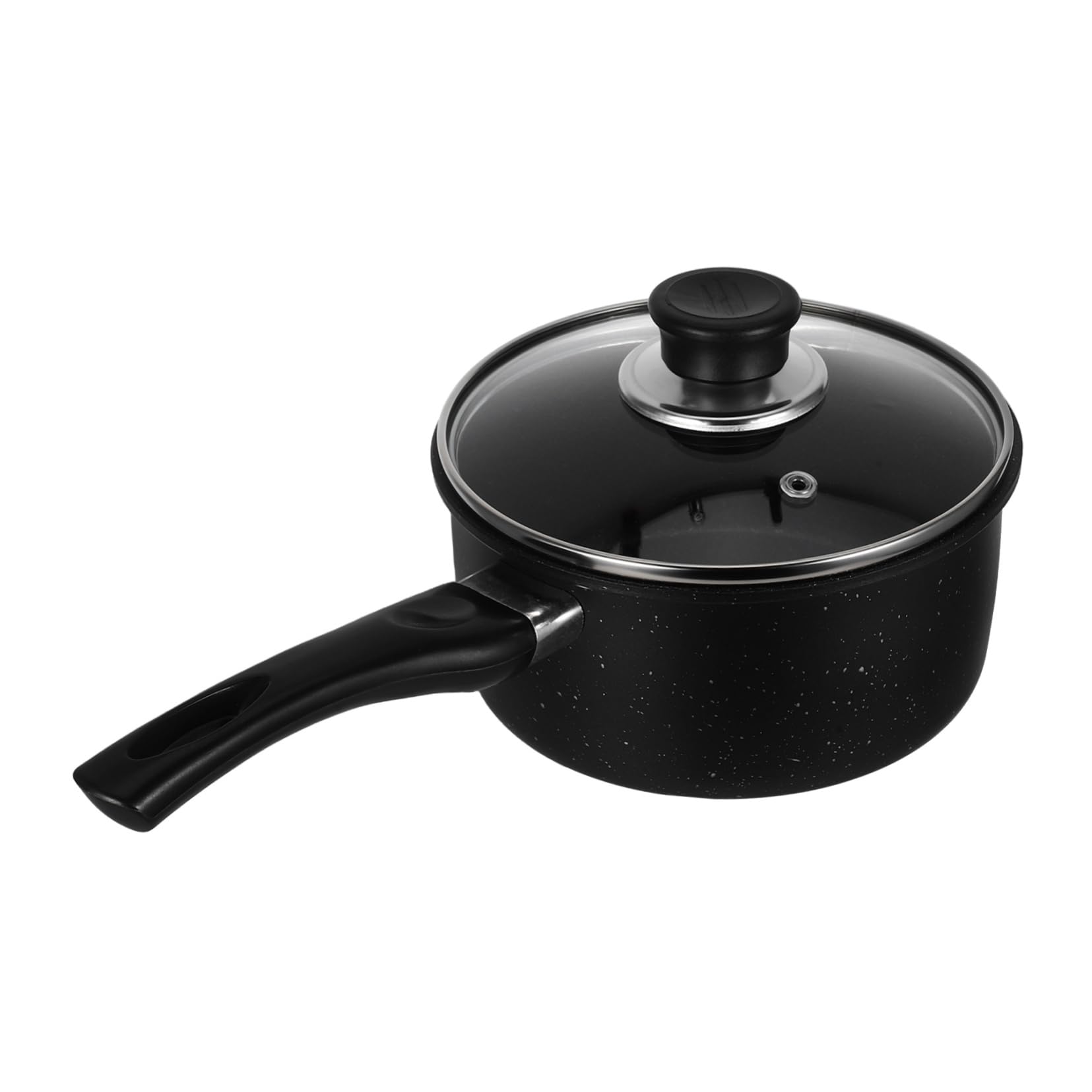 POPETPOP Piccola Casseruola Antiaderente in Maifanstone, Piccola Pentola Nera Multifunzione e Leggera per Cucina, per Latte e Salse