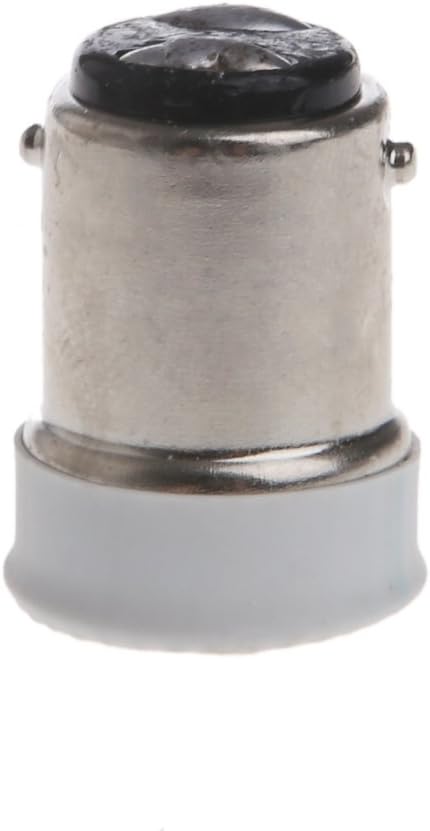 B15 Male to E14 Female Lamp Bulb Socket Light Extender Adaptor Converter Holder White
