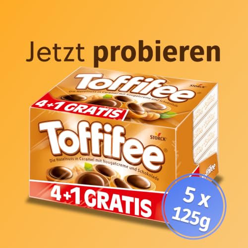 Toffifee 4 + 1 Extra, Süßigkeit mit Haselnuss & Karamell - 1 x 625 g – Ansicht 2