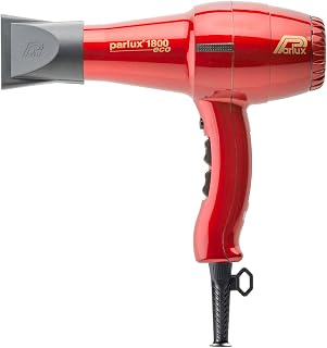 Parlux Hair Dryer 1800 - Secador de pelo, color rojo