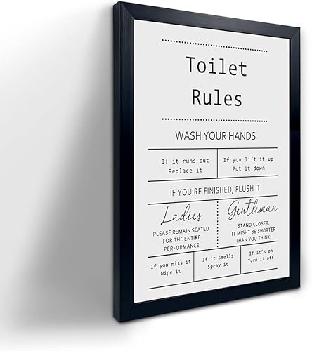 Vista 31 de YongArt Decoración de baño enmarcada en negro, divertido arte de pared de vaca de las tierras altas en bañera, 8 x 10 pulgadas Arte de pared de vaca