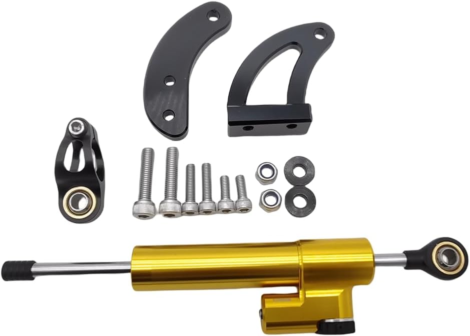 Steering Damper for Kaabo Mantis King GT Electric Scooter Shock Absorber Part Accessories (Red)