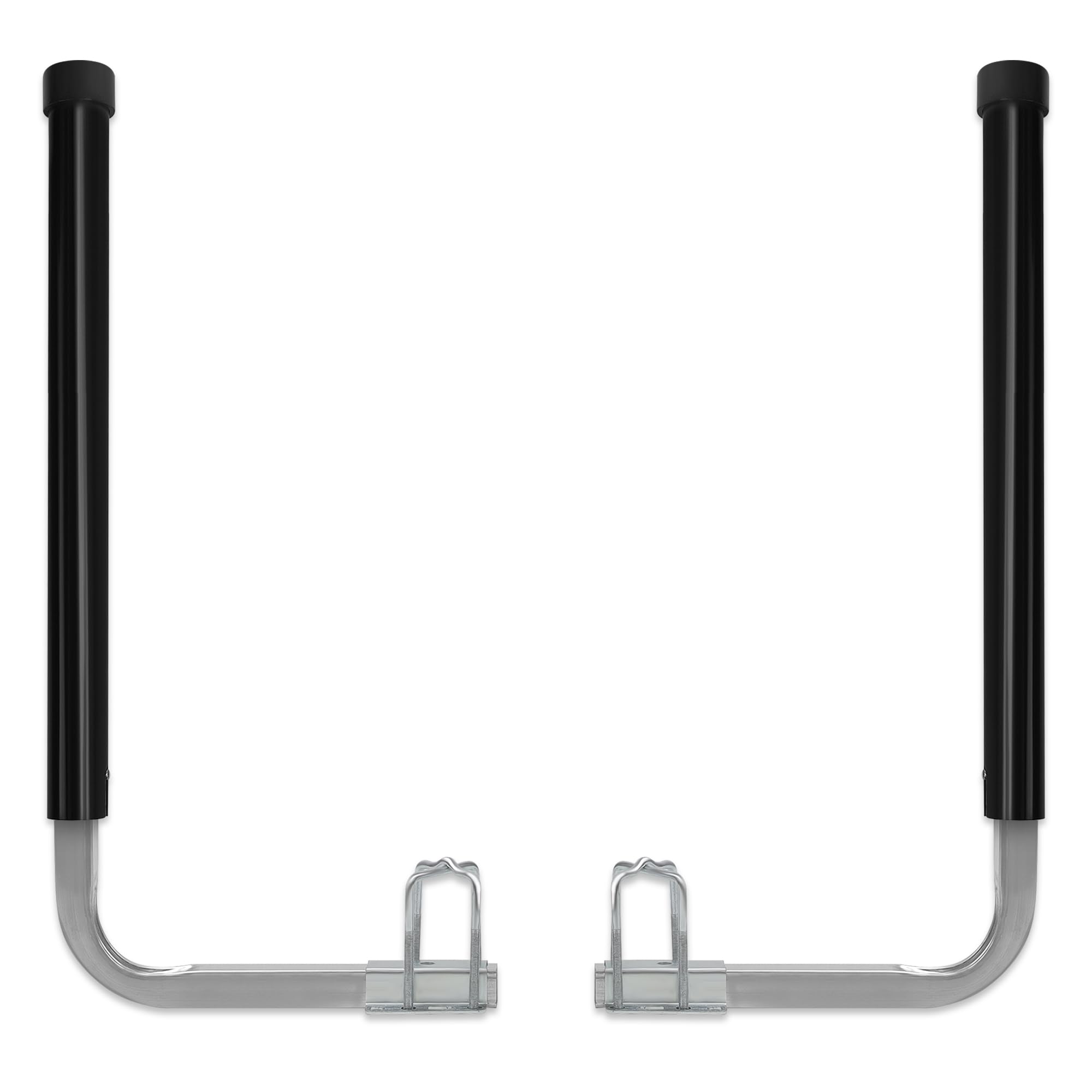 JY PERFORMANCE Boat Trailer Guide-ons, 40"/48" Adjustable, Rustproof Electro-Galvanized Steel Trailer Guide ons, Trailer Guides with White PVC Pipes, for Ski Boat, Fishing Boat, Sailboat Trailer 2PCS