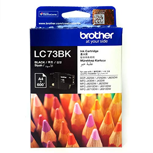 Cartouche Brother LC73BK anti-bavure pour remplacer votre encre vide sur MFC-J825DW