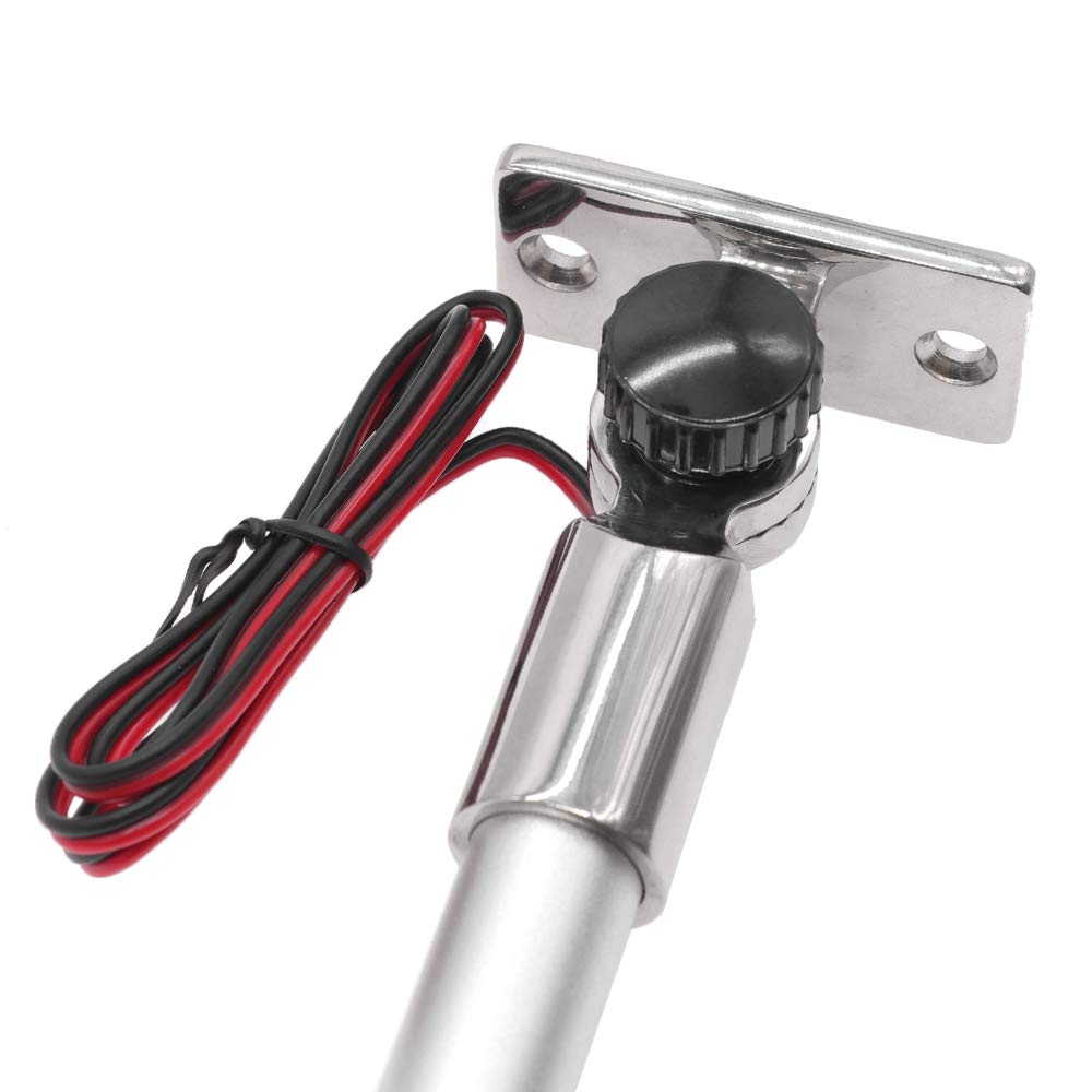 KAOLALI Lampe de Navigation LED Réglable pour Bateau et Yacht 360° Blanc pur 12 V ~ 24 V