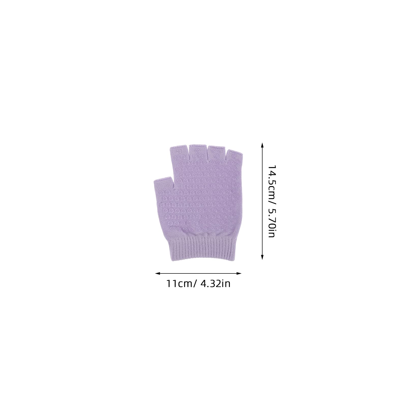 DECHOUS Guanti da Allenamento a Mezze Dita per Donna Antiscivolo con Grip, 6 Paia Colorati, Guanti Sportivi per Yoga, Pilates e Fitness, Protezione Mani e Mobilità Flessibile