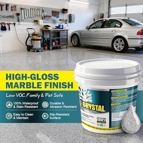 Pintura epóxica para piso con arena coloreada y autonivelante – 105 Fl Oz miniatura 2