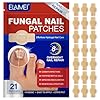 21Pcs Fungal Nail Patches, Multi-Purpose Toenail Repair Treatment Pads, Fungal Nail Treatment, Nail Fungus Treatment for Toenail, Hour Nail Treatment Restores Healthy Appearance