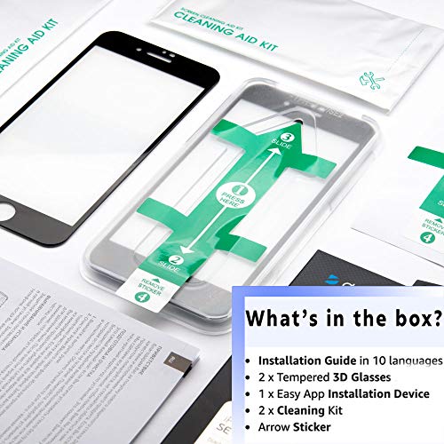 Verre Trempé iPhone SE Kit d'Installation Facile pour Protéger l'Écran - 6