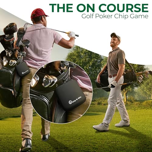 Dexter Innovations CHIP N WIN. The On Course Golf Poker Chips Game with 16 Fun Chips. Play at the Same Time as Your Normal Round Adding an Extra Element of Fun. 2-4 Adults (Ages 18+). EVA Case. - Image 9