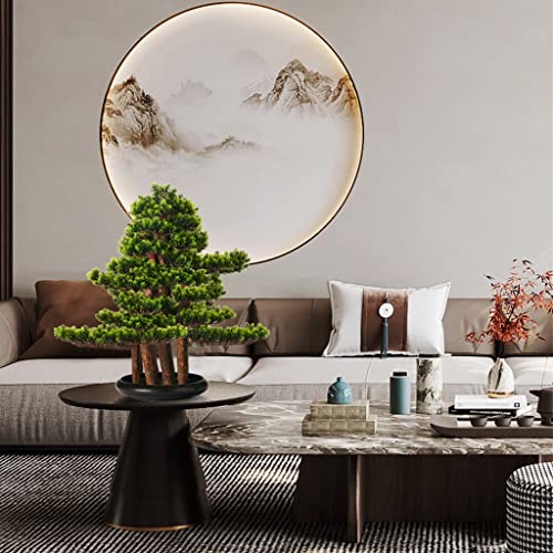 Künstlicher Bonsai-Baum im chinesischen Stil künstlicher Bonsai-Baum Simulation Willkommen Kiefer Bonsai Pflanzen Indoor Topfpflanzen Dekoration Ornamente Home Office Veranda Dekor - Image 7