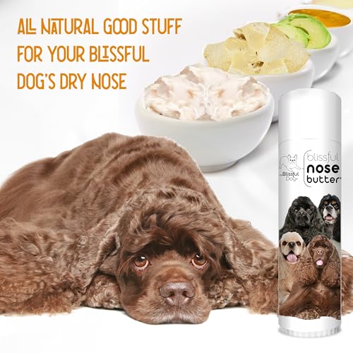 Image of The Blissful Dog Cocker Spaniel Nose Butter, Versatile Dog Nose Balm for Dry Nose, Handcrafted Nose Moisturizer, Easy-to-Apply Dog Essentials, Unscented, 0.50 oz.
