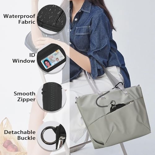 Small Zip Wallet with Anti - Loss Tether, ID card package Holder, Student daily wallet, card bag, ID bag Holder (With Tether-Black)2