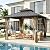 GAZEBEST 10x10 ft Hardtop Gazebo Outdoor Aluminum Patio Gazebo Double Roof Galvanized Steel Canopy with Netting and Curtains for Garden, Backyard,Deck and Lawns
