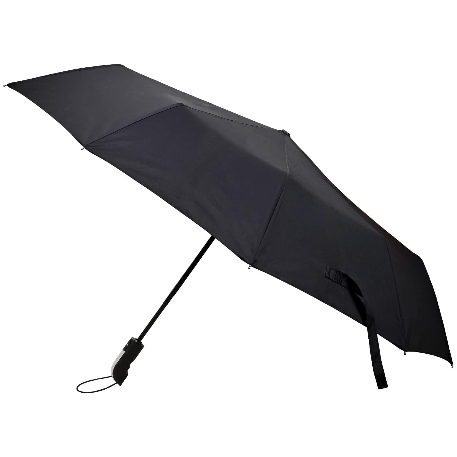 3 Fold Umbrella for Rain UV Coated with Automatic Feature Big Size Wind-Resistant, Windproof Travel Durable, Light & Portable for Women & Men, Fits Backpack & Cars (Black)