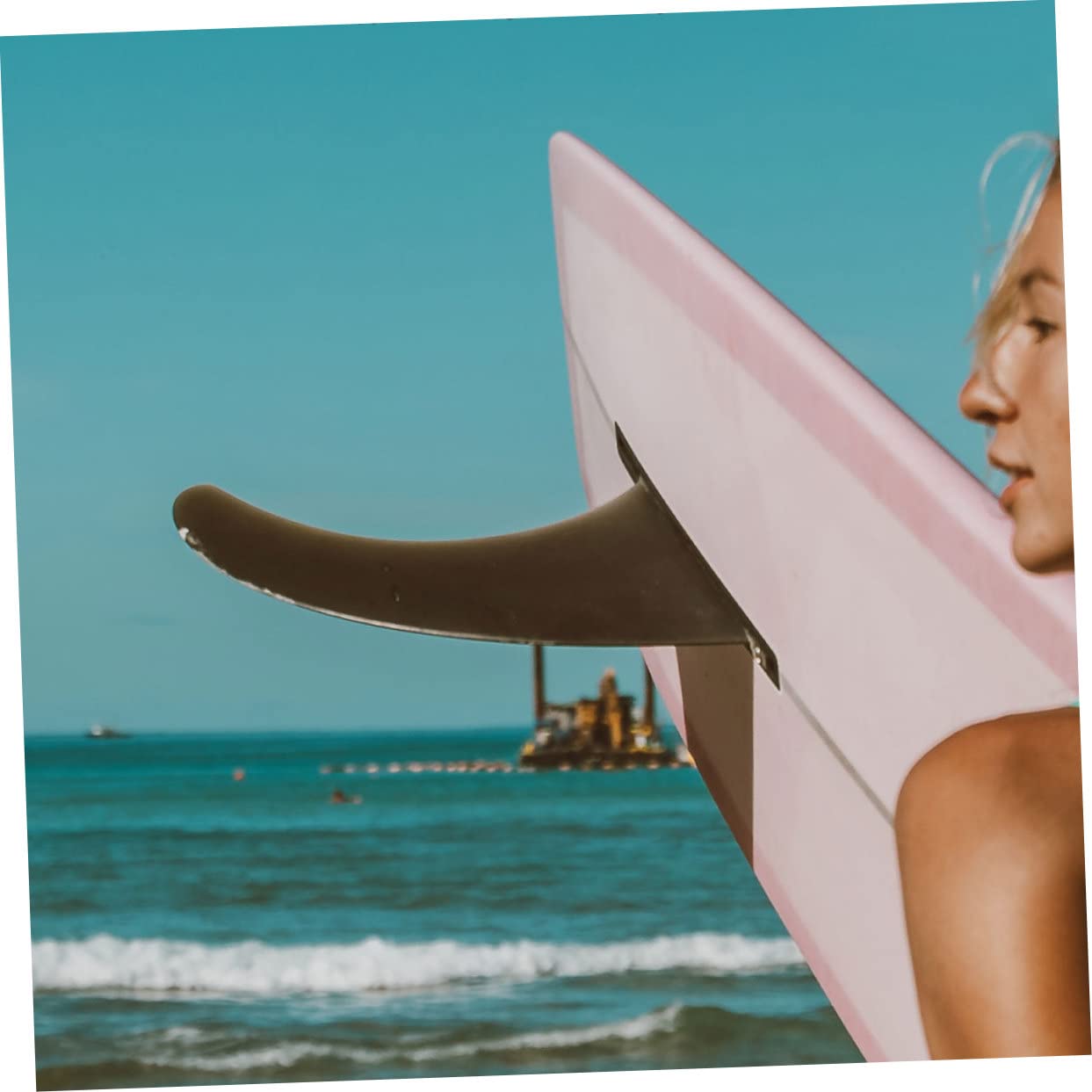 KOMBIUDA 2piezas Aletas Portátiles para Tabla De Surf De Aletas De Ángulo Accesorio Económico para Deportes Acuáticos