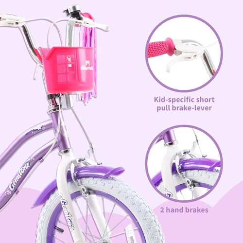 Image of Chipmunk Kids Bike 12 14 16 18 Inch Bicycle with Training Wheels Beginners Boys Girls Ages 3-10 Years Multiple Colors