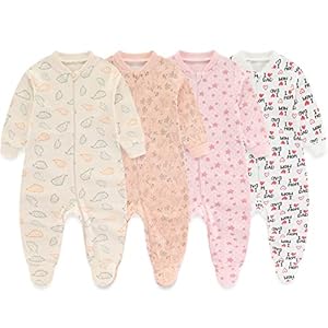 MAMIMAKA Newborn Baby One-Piece Foo...