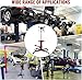 Transmission Jack with 1 Stage Hydraulic Ram, 1322 LBS Hydraulic Telescoping Transmission Jack with Foot Pedal & 360° Swivel Wheels, Heavy-Duty Garage/Workshop Jacks for Car/Truck Repairs, Red