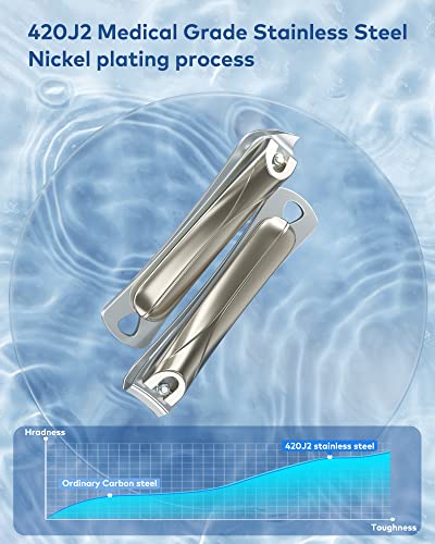 Set manicure da 12 pezzi, set tagliaunghie in