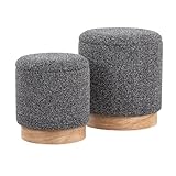 Photo Gallery hdmozuyt set di pouf marla contemporary nesting: stile salvaspazio in tessuto di lusso e legno naturale Photo Gallery hdmozuyt set di pouf marla contemporary nesting: stile salvaspazio in tessuto di lusso e legno naturale