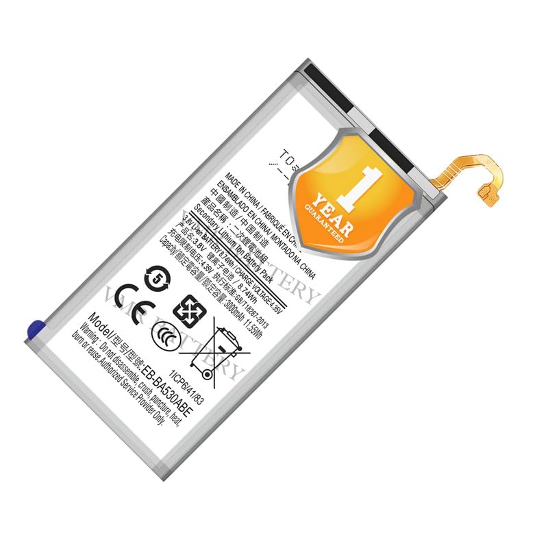 Image of Original EB-BA530ABE Battery Compatible for Samsung Galaxy A8 (2018) (SM-A530F) - (3000mAh) - 1 Year Warranty K7