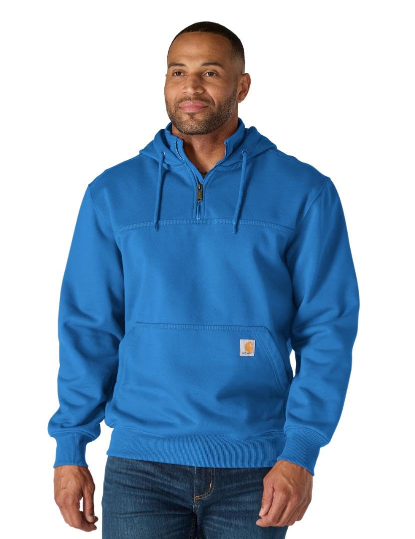 Carhartt Men's Rain Defender Loose Fit Heavyweight Sweatshirt, Dark Horizon Blue, XL