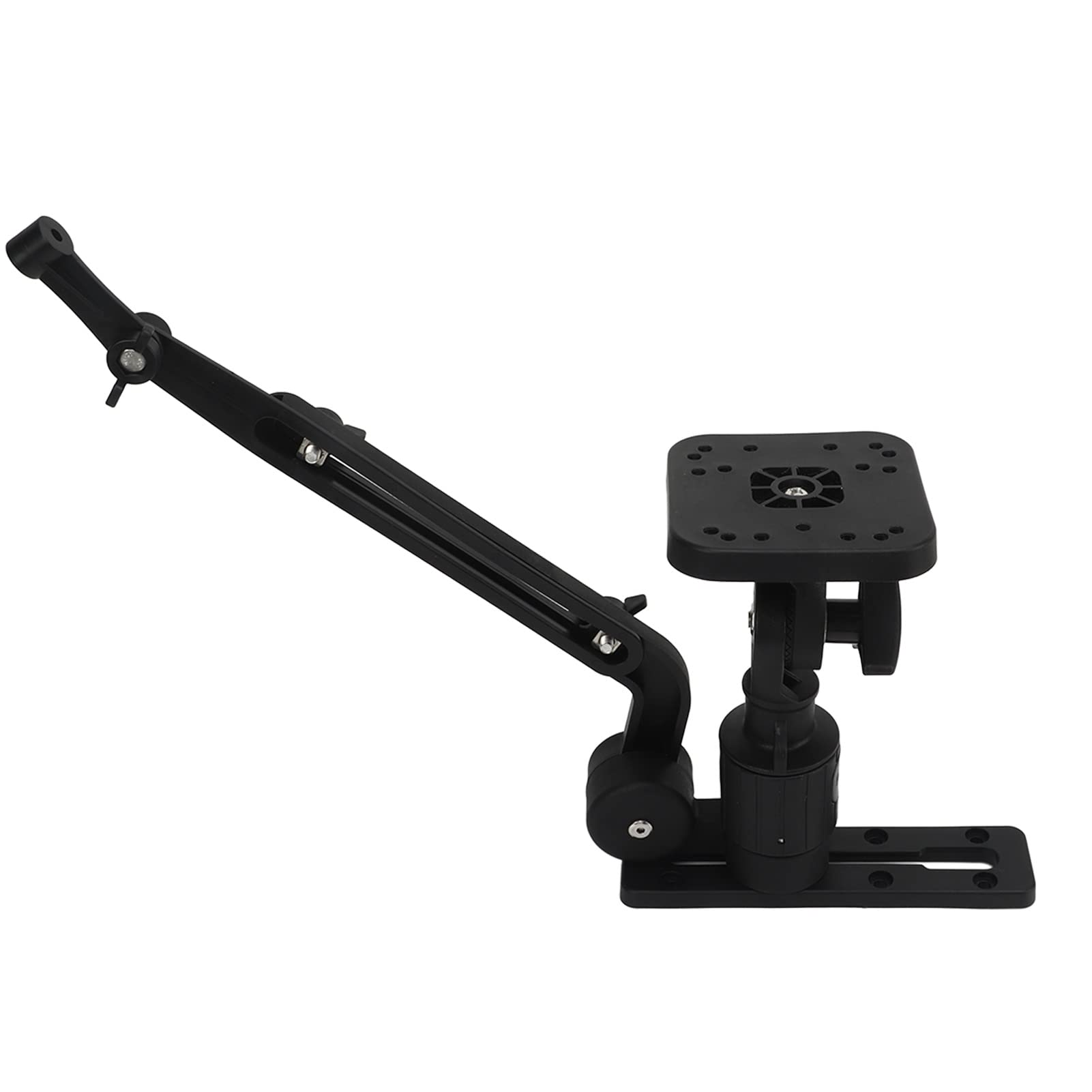 Nylon and Stainl Steel Fish Finder Mount Base Kit with Eater Clam Force for Transducer Marine Electronics Mounting Plate and Bracket