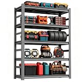 PRESTELION Garage Shelving Storage Shelves 3000LBS Heavy Duty Metal Shelving Unit 5 Tier...