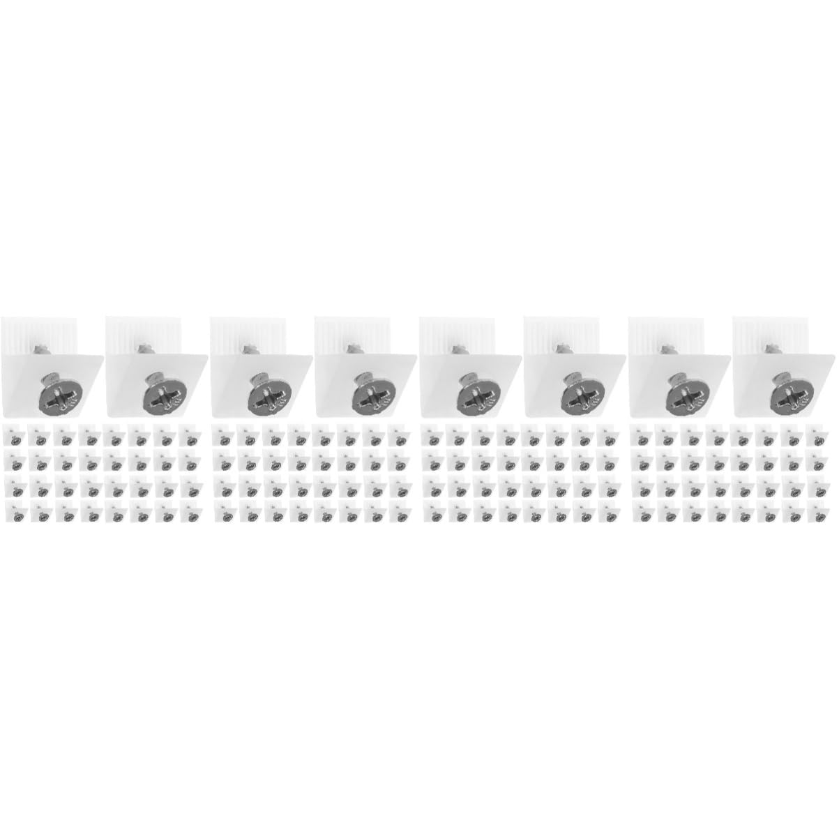 COSMEVIVI 200 pcs Support Wedges with Screws for Sagging Drawers Mending Wedges for Cabinet Shelves Easy Installation Fixing Kit for Unstable Furniture