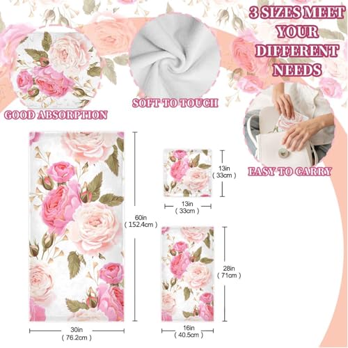 Susiyo G46332181P400C435S817 3 Piece Bath Towel Set thumb #2