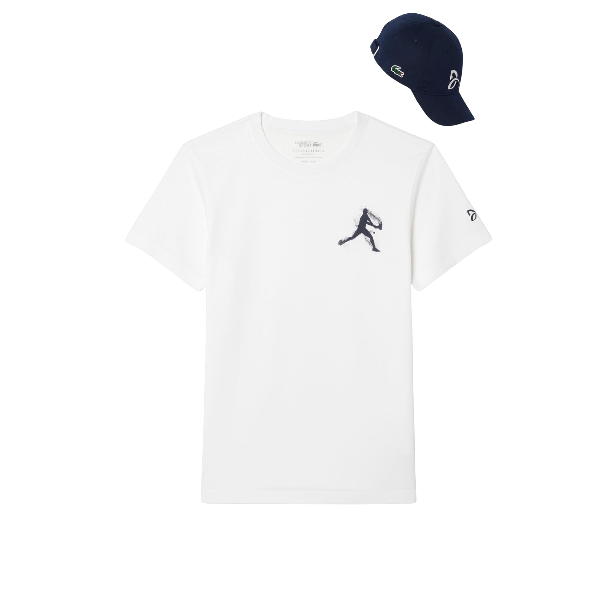 Lacoste Herren Sport Tennis X Novak Djokovic Pack, Weiß/Marineblau, M