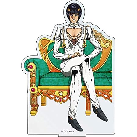 Amazon ジョジョの奇妙な冒険 黄金の風 描き下ろしbigアクリルスタンド ブチャラティーチーム ブチャラティ アニメ 萌えグッズ 通販
