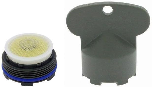 Neoperl Faucet PCA Cache Standard Aerator High Flow Honeycomb Filter Screen 2.2 GPM, M24x1 With Tool Key, Delta Moen Kohler ST Regular size