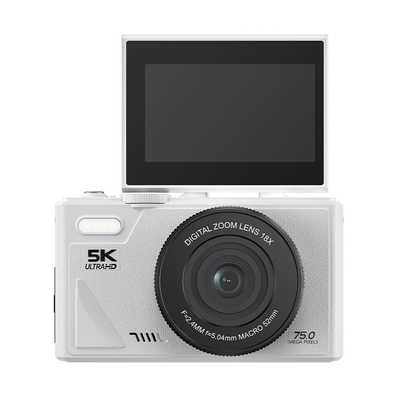 Amazon | Shulala W1-W デジカメ デジタルカメラ 7500万画素・5K動画