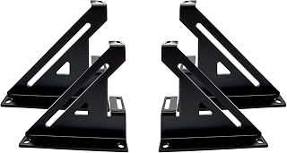 Steel 2 Amp Amplifier Rack Coated by Black Powder Used for Car Audio Systems Stacking Brackets for Sound Equipment