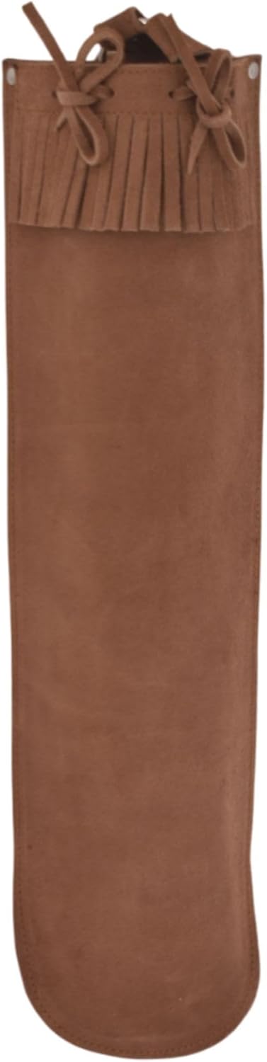 Leather Back Quiver for Archery | Adjustable Arrow Holder with Shoulder Strap for Outdoor Sports and Practice