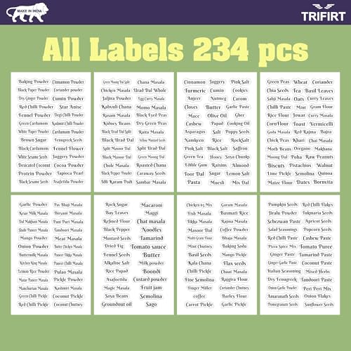 Image of Trifirt Stickers (Kitchen Items, Transperent)