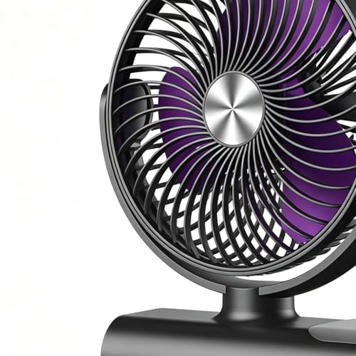 Ventilador para coche con rotación de 100 grados que alivia el calor en salpicaderos 6