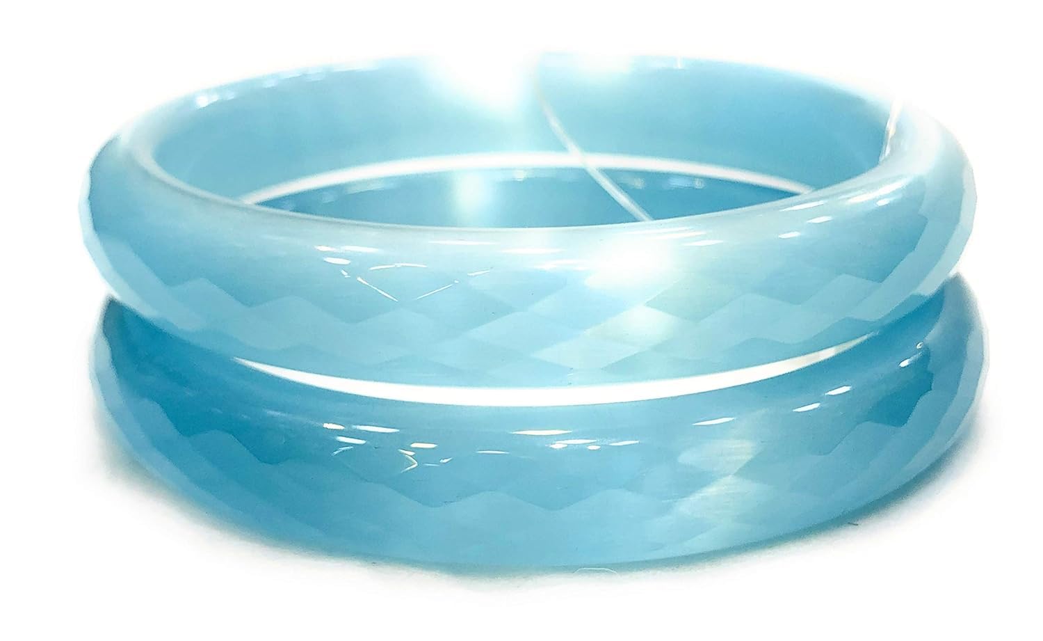 Prem Bangles Original Crystal Cut Glass Bangles For Women (Blue, 2.4) (B0CNSQ6J4L) Amazon Price History, Amazon Price Tracker