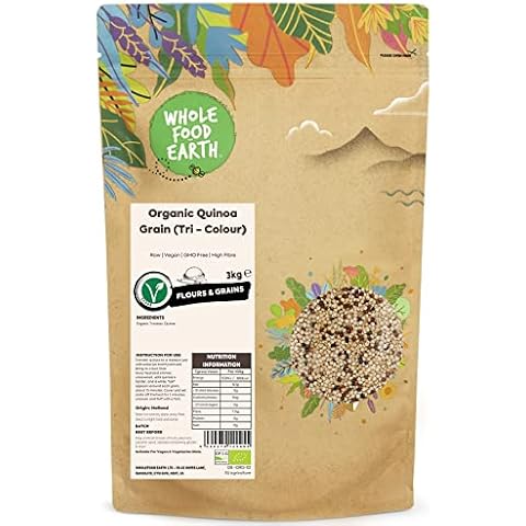 Wholefood Earth Organic Tri-Colour Quinoa Grain Cover